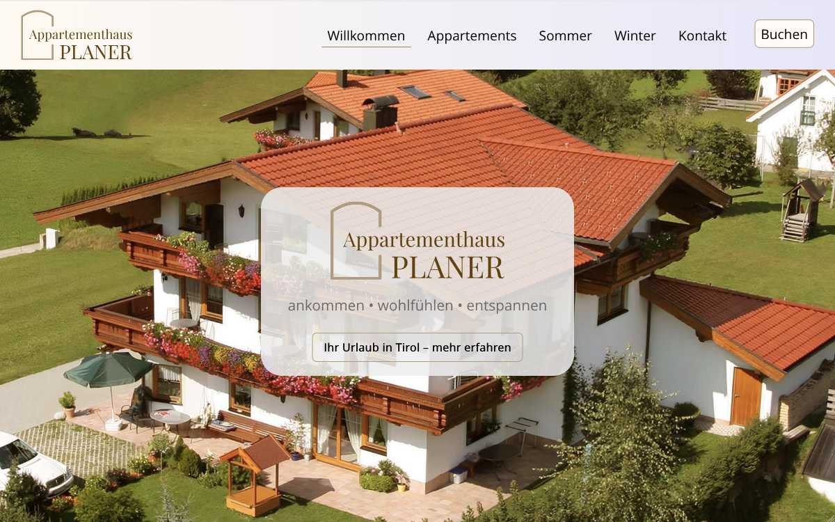 Screenshot der Website der Handelsagentur Ali Yigit